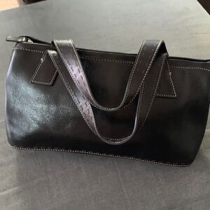 Fossil Black Leather Women's Hand Bag